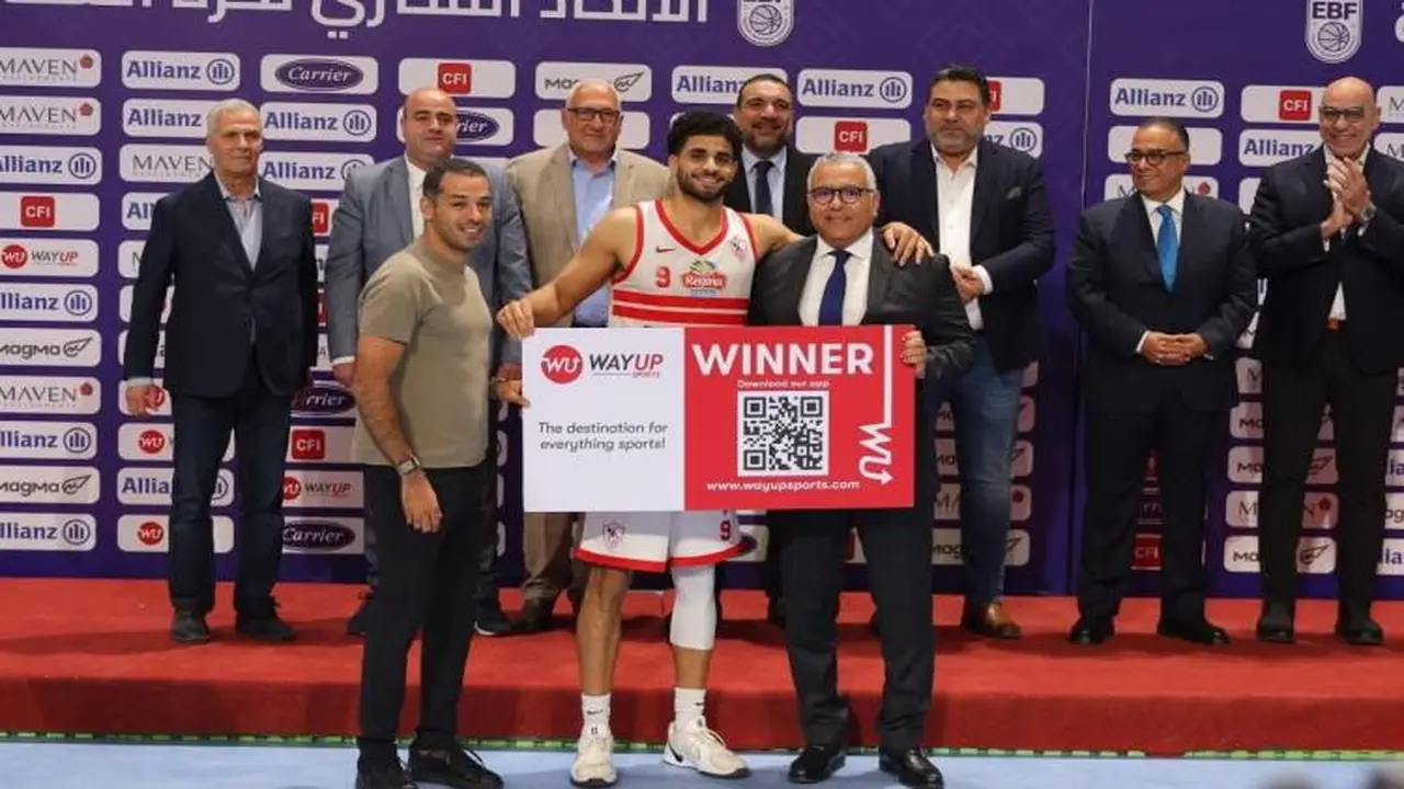 آدم موسى يحصد جائزة أفضل لاعب في نهائي كأس مصر لكرة السلة